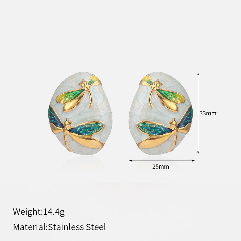 Dragonfly Ear Stud