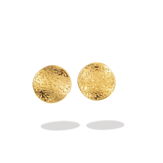 Hammered Flat earrings