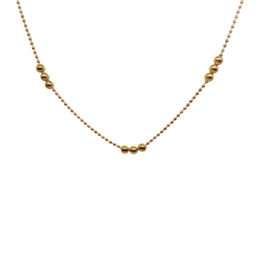 Three-Bead Necklace